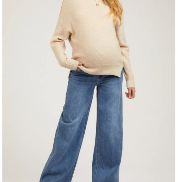 Pink Blush Maternity Denim Jeans - Picture 5 of 6